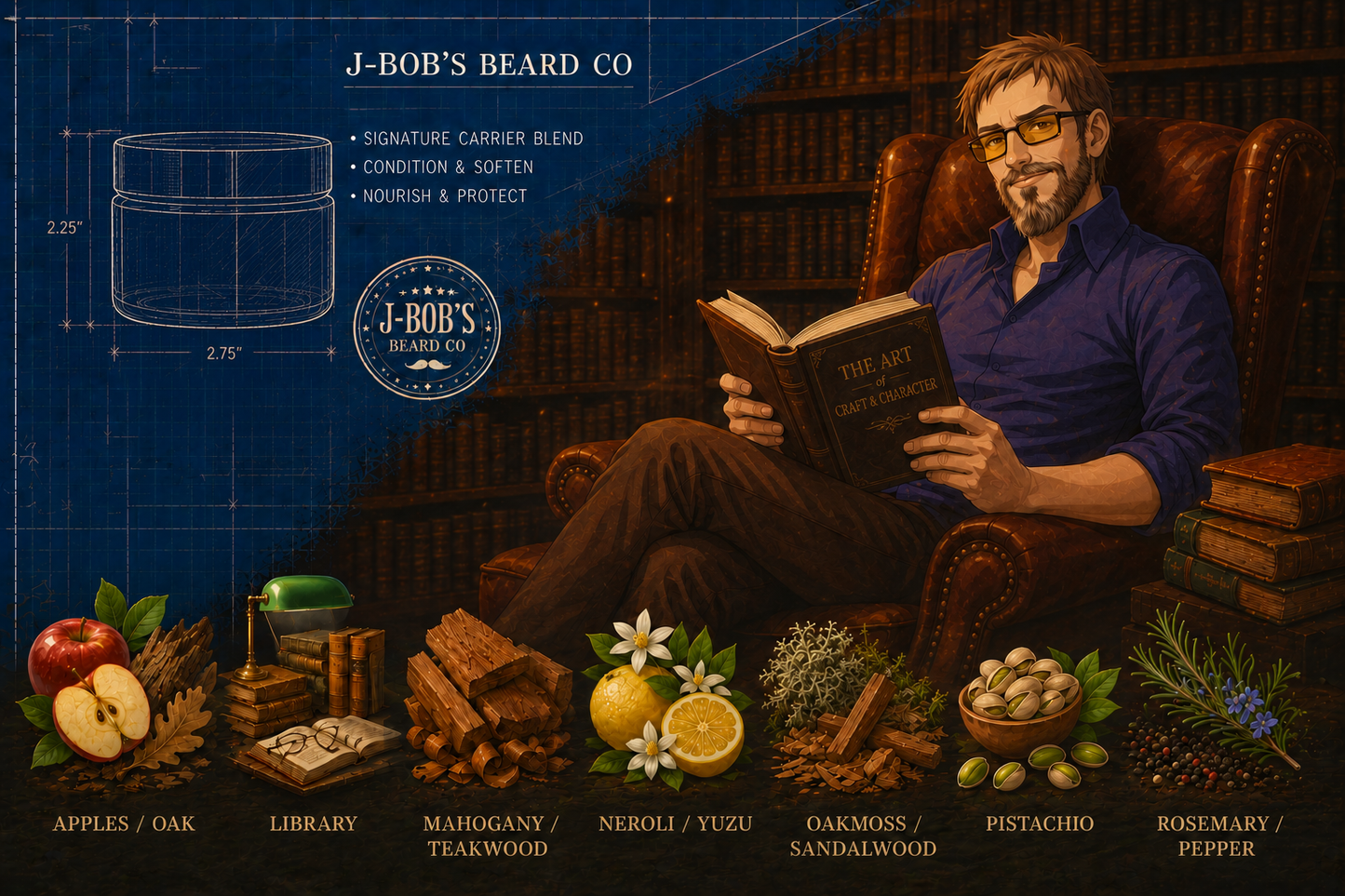 Papa's Study Beard Butter