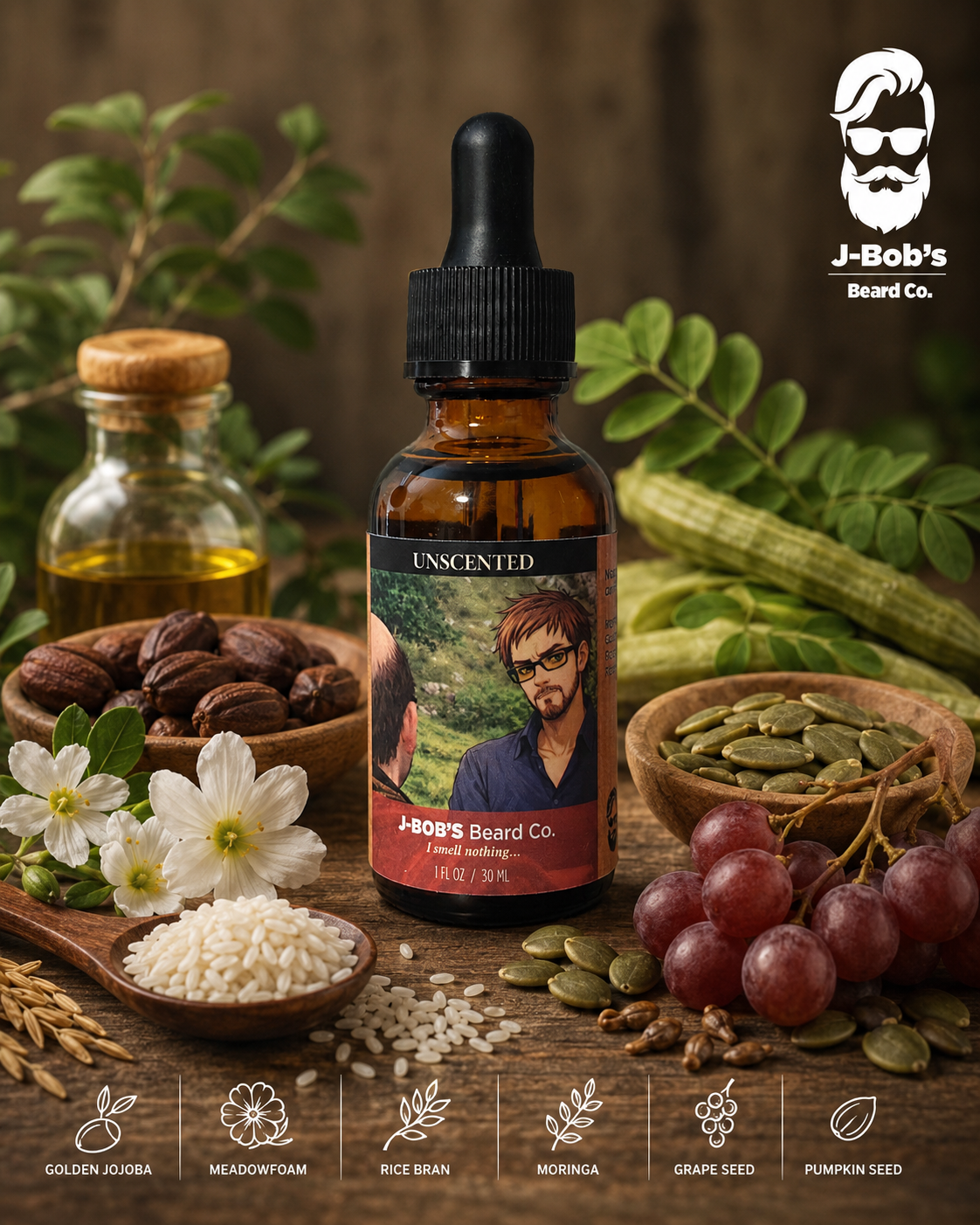 Unscented Beard Oil